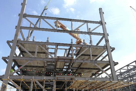 Zusammengebaute Gebäude ｜ Einführung eines fortschrittlichen, ausgereiften und anwendbaren neuen technologischen Stahlrahmens ineinandergreifenden Fachwerkstruktursystem