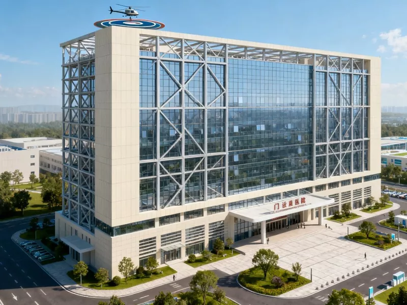 Hochhaus aus vorgefertigtem Metallkrankenhaus