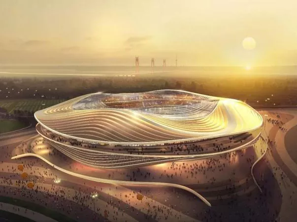Große Spannweite Stahlkonstruktionen für Stadion